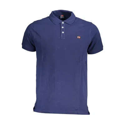 Norway 1963 Blue Cotton Men Polo Shirt