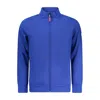 Norway 1963 Logo-patch Zip-up Sweater In Blue