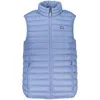 Norway 1963 Blue Polyester Sleveless Jacket In Blue
