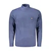 Norway 1963 Blue Polyester Sweater In Blue