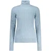 Norway 1963 Blue Polyester Sweater In Blue
