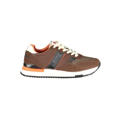 Norway 1963 Brown Polyester Men Sneaker In Multi