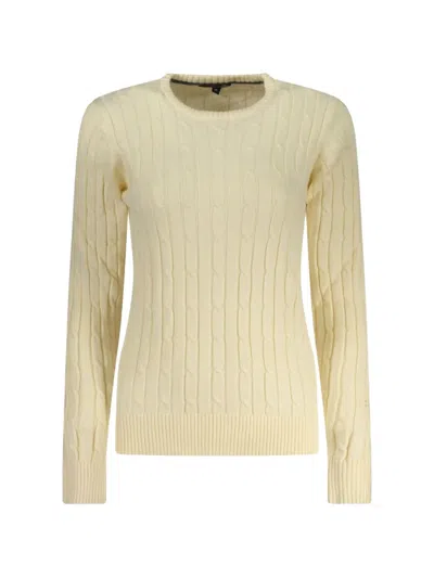 Norway 1963 Cable-knit Sweater In Neutral