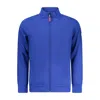 Norway 1963 Logo-patch Zip-up Sweater In Blue