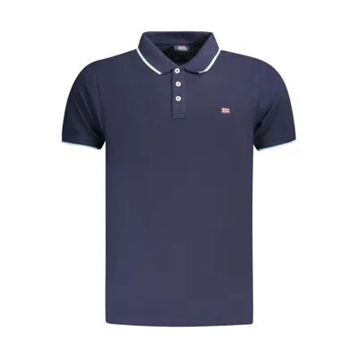 Norway 1963 Cotton Men Polo Men's Shirt In Blue
