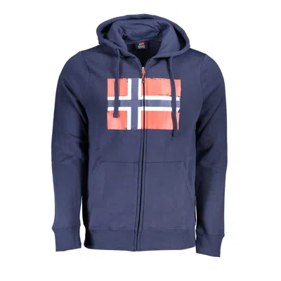 Norway 1963 Cotton Men's Sweater In Blue