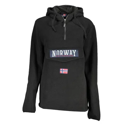Norway 1963 Elegant Half Zip Hooded Women's Sweatshirt