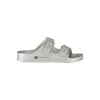 Norway 1963 Gray Plastic Women Sandal In Gray