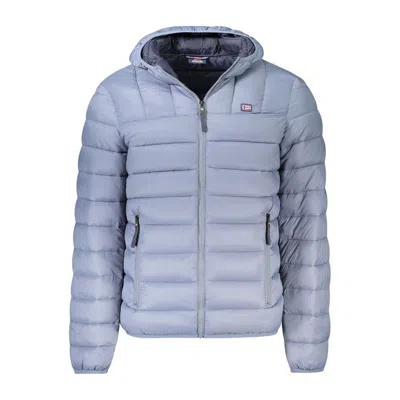 Norway 1963 Gray Polyamide Men Jacket In Blue