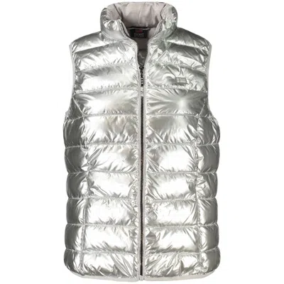 Norway 1963 Gray Polyamide Women Jacket In Metallic