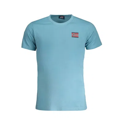 Norway 1963 Light Blue Cotton Men T-shirt