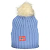 Norway 1963 Light Blue Acrylic Women Hat In Blue