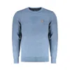 Norway 1963 Light Blue Wool Men Sweater In Light Blue