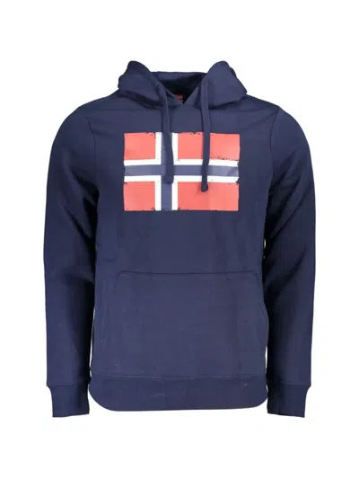 Norway 1963 Logo-print Hoodie In Blue