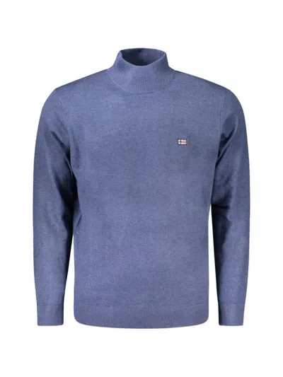 Norway 1963 Long-sleeve Logo-patch Sweater In Blue