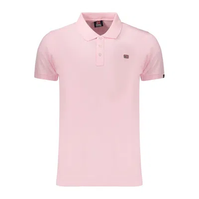 Norway 1963 Pink Cotton Polo Shirt In Blue