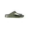 Norway 1963 Green Plastic Mens Sandal In Green