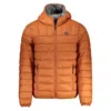 Norway 1963 Orange Polyamide Men Jacket In Orange