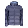 Norway 1963 Blue Polyamide Shell Jacket In Multi