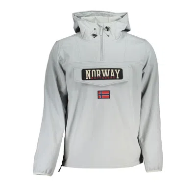 Norway 1963 Grey Soft Shell Hooded Jacket In Grey