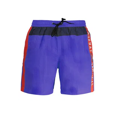 Norway 1963 Blue Polyester Swimwear In Purple