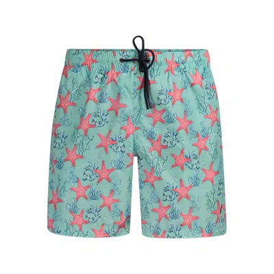 Norway 1963 Blue Polyester Swimwear In Green