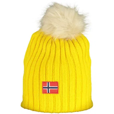 Norway 1963 Polyester Women's Hat In Yellow