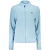 Norway 1963 Polyester Women Women's Sweater In Blue