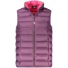 Norway 1963 Purple Polyamide Sleveless Jacket In Pink