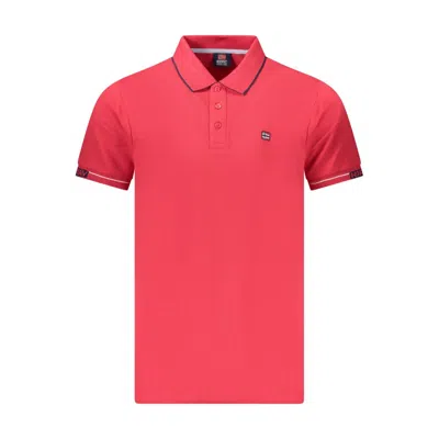 Norway 1963 Red Cotton Men Polo Shirt