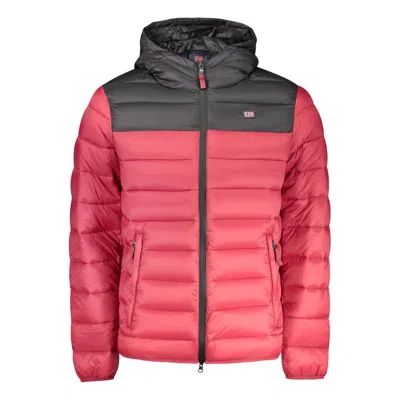 Norway 1963 Red Polyamide Mens Jacket In Pink