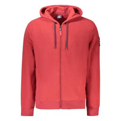 Norway 1963 Fleece-texture Logo-patch Hoodie In Red