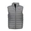 Norway 1963 Sleek Sleeveless Designer Gray Jacket In Gray