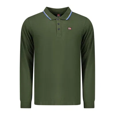 Norway 1963 Verde Cotton Men Polo In Green
