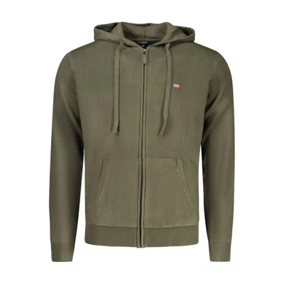 Norway 1963 Verde Poliammide Men Cardigan In Green