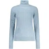 Norway 1963 Blue Polyester Sweater In Blue