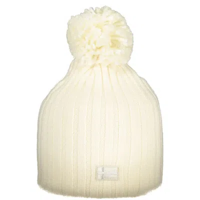 Norway 1963 White Acrylic Women Hat In Neutral