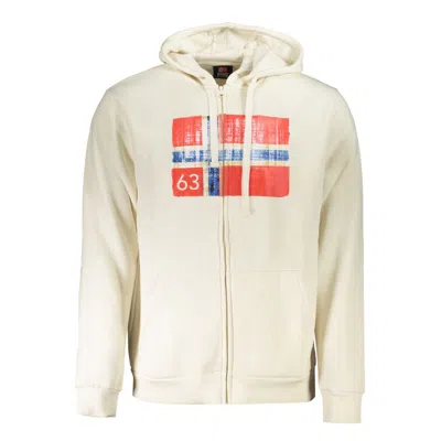 Norway 1963 White Cotton Men Sweater