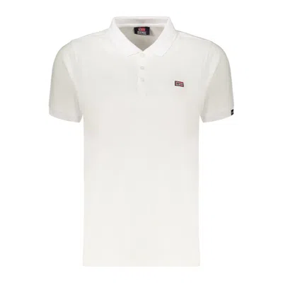 Norway 1963 White Cotton Polo Shirt In Black