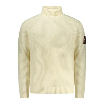 Norway 1963 White Wool Men Sweater In Purple