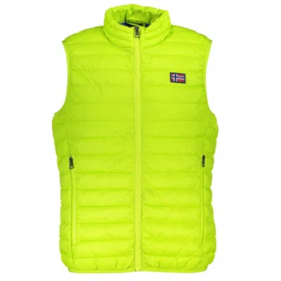 Norway 1963 Yellow Polyester Jacket In Green