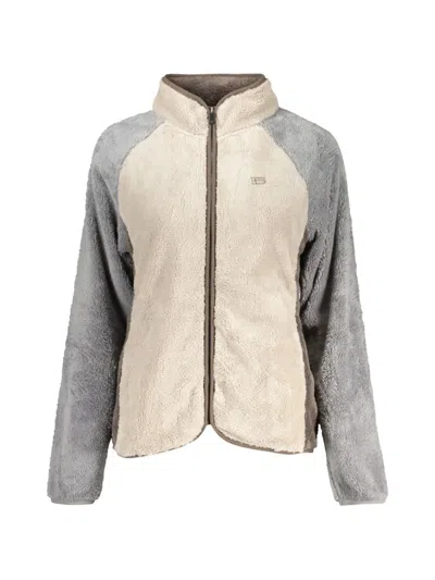 Norwegian Rain Colour-block Fleece Jacket In Neutral