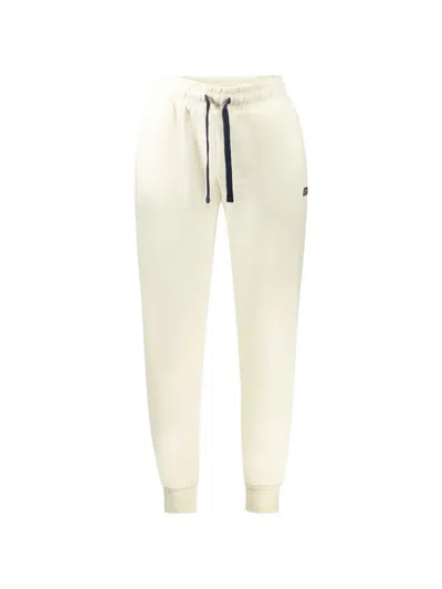 Norwegian Rain Drawstring Cotton Track Pants In Neutral