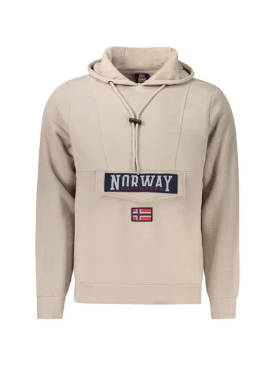 Norwegian Rain Logo-patch Flap-pocket Hoodie In Multi
