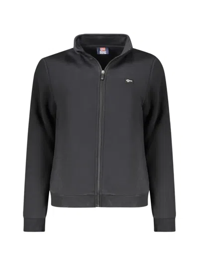 Norwegian Rain Logo-patch Zip-up Sweater In Animal Print