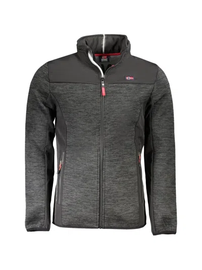 Norwegian Rain Panelled Melange-effect Jacket In Gray
