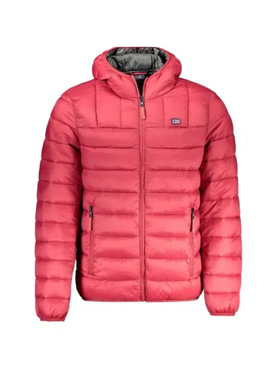 Norwegian Rain Quilted Hooded Jacket In Red