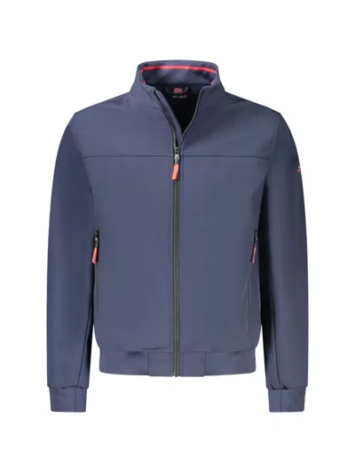 Norwegian Rain Zip-up Bomber Jacket In Blue