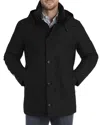 Norwegian Wool City Active Down Parka In Black