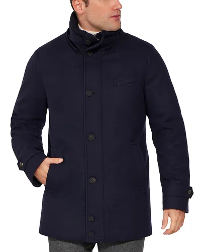 Norwegian Wool City Active Down Parka In Blue